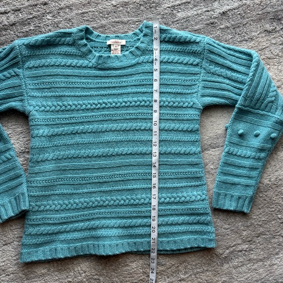 Sundance Cableknit Crewneck Wool Sweater | XS - Picture 5 of 7